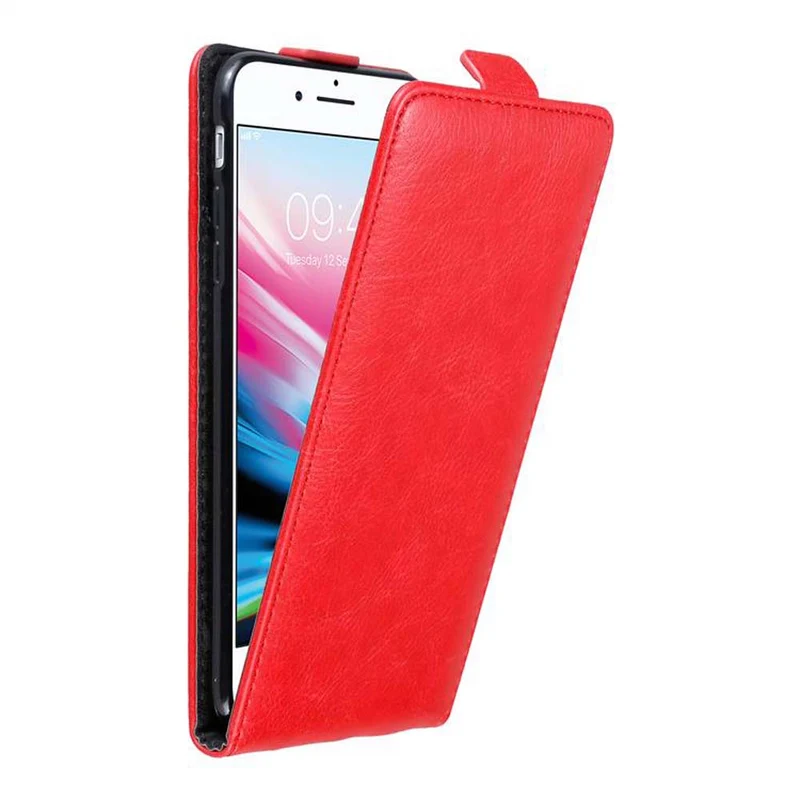 Cadorabo Hülle kompatibel mit Apple iPhone 7 PLUS / 7S PLUS / 8 PLUS Schutzhülle im Flip Design mit Magnetverschluss