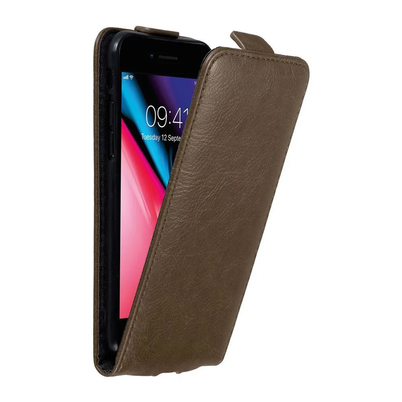 Cadorabo Hülle kompatibel mit Apple iPhone 7 / 7S / 8 / SE 2020 Schutzhülle im Flip Design mit Magnetverschluss