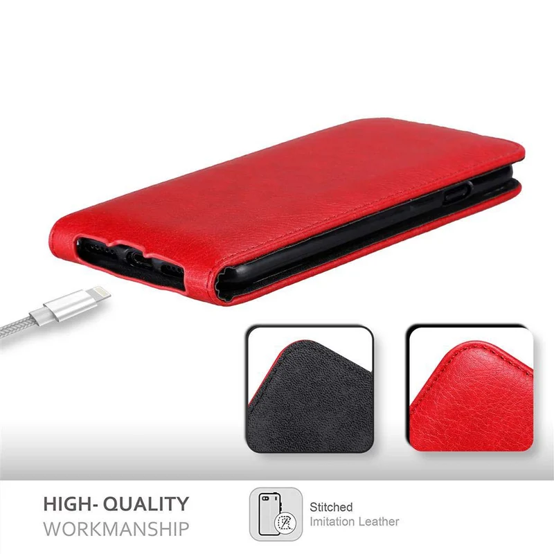 Cadorabo Hülle kompatibel mit Apple iPhone 7 / 7S / 8 / SE 2020 Schutzhülle im Flip Design mit Magnetverschluss