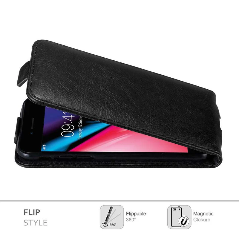 Cadorabo Hülle kompatibel mit Apple iPhone 7 / 7S / 8 / SE 2020 Schutzhülle im Flip Design mit Magnetverschluss