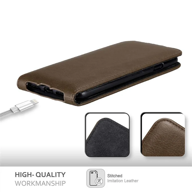Cadorabo Hülle kompatibel mit Apple iPhone 7 / 7S / 8 / SE 2020 Schutzhülle im Flip Design mit Magnetverschluss
