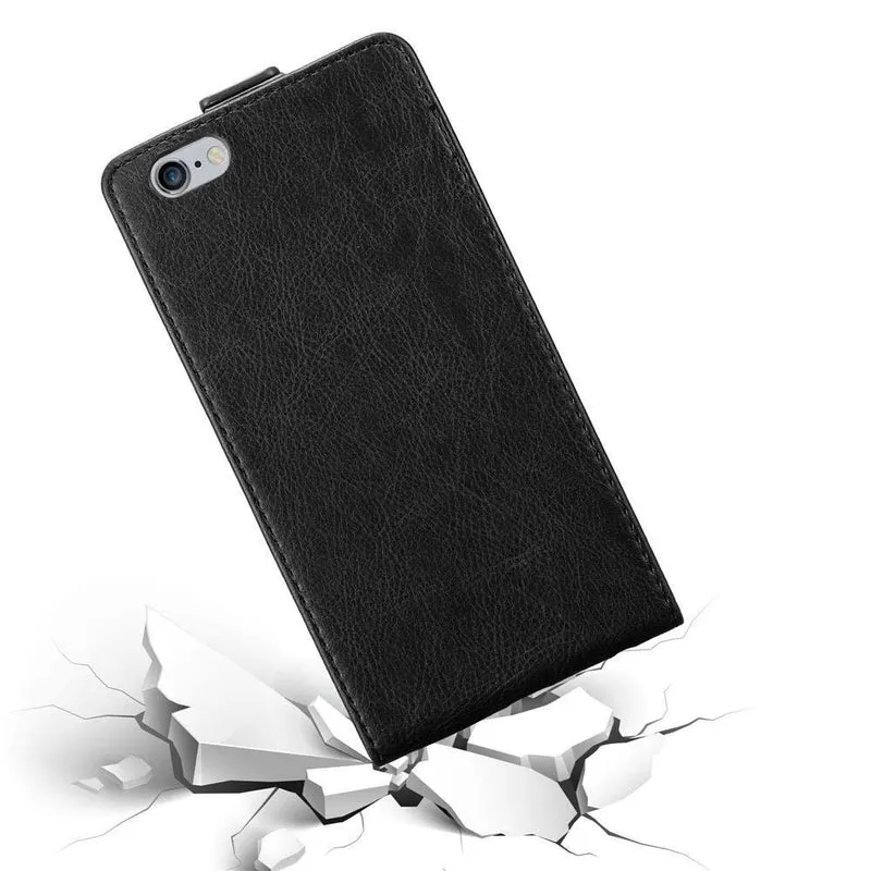Cadorabo Hülle kompatibel mit Apple iPhone 6 PLUS / 6S PLUS Schutzhülle im Flip Design mit Magnetverschluss