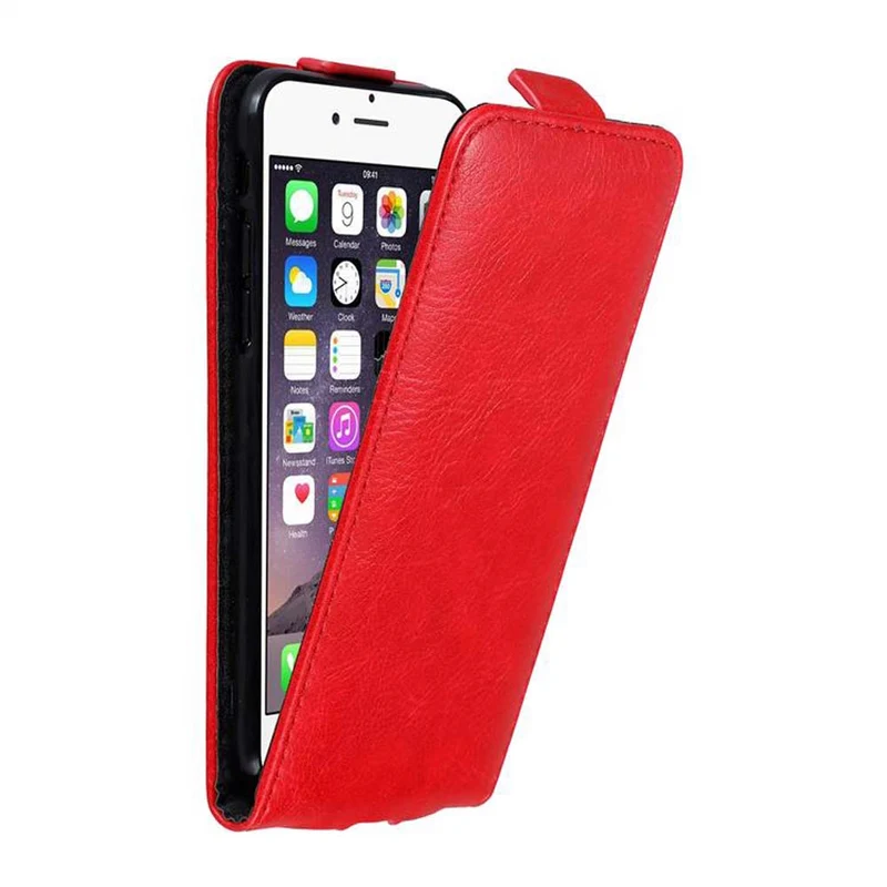 Cadorabo Hülle kompatibel mit Apple iPhone 6 / 6S Schutzhülle im Flip Design mit Magnetverschluss