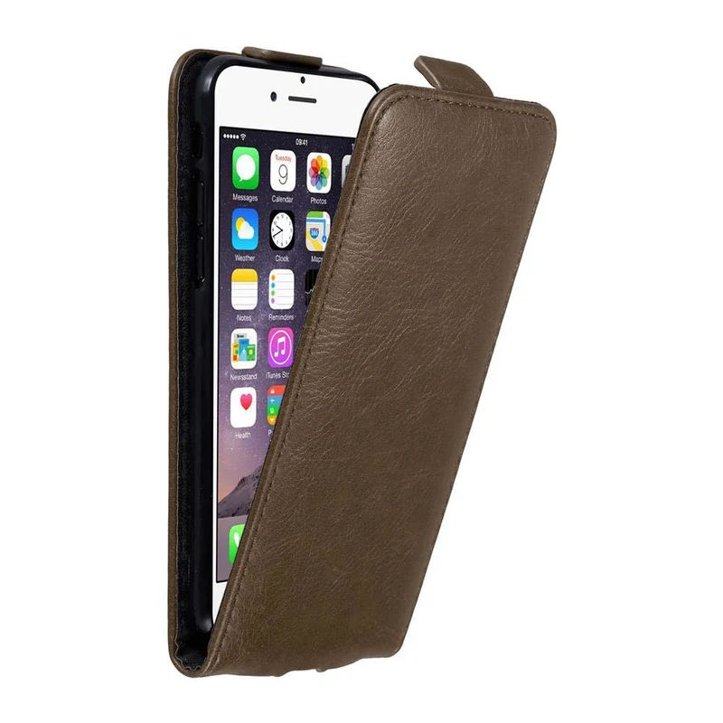 Cadorabo Hülle kompatibel mit Apple iPhone 6 / 6S Schutzhülle im Flip Design mit Magnetverschluss