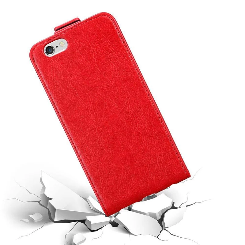 Cadorabo Hülle kompatibel mit Apple iPhone 6 / 6S Schutzhülle im Flip Design mit Magnetverschluss