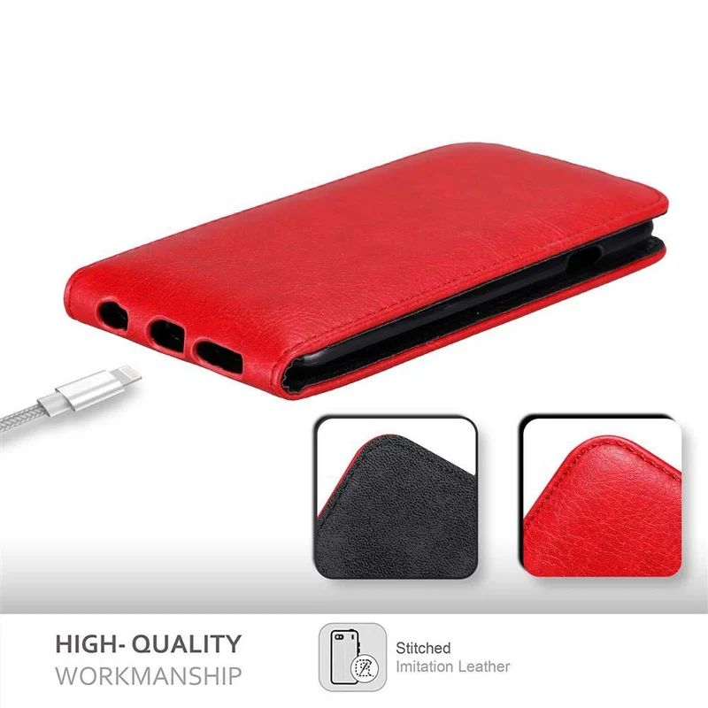 Cadorabo Hülle kompatibel mit Apple iPhone 6 / 6S Schutzhülle im Flip Design mit Magnetverschluss