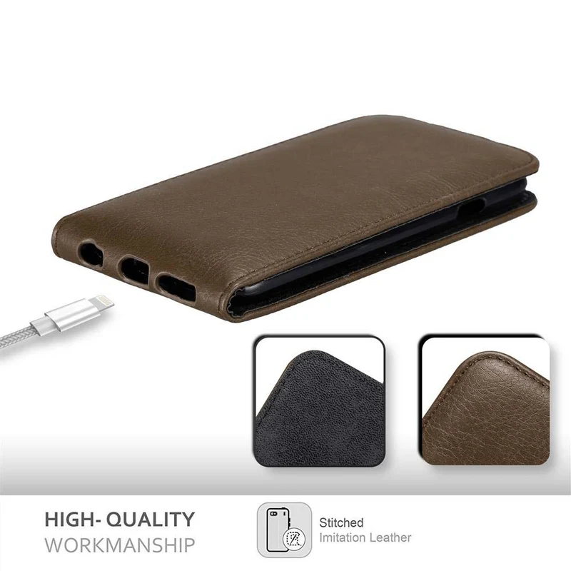 Cadorabo Hülle kompatibel mit Apple iPhone 6 / 6S Schutzhülle im Flip Design mit Magnetverschluss