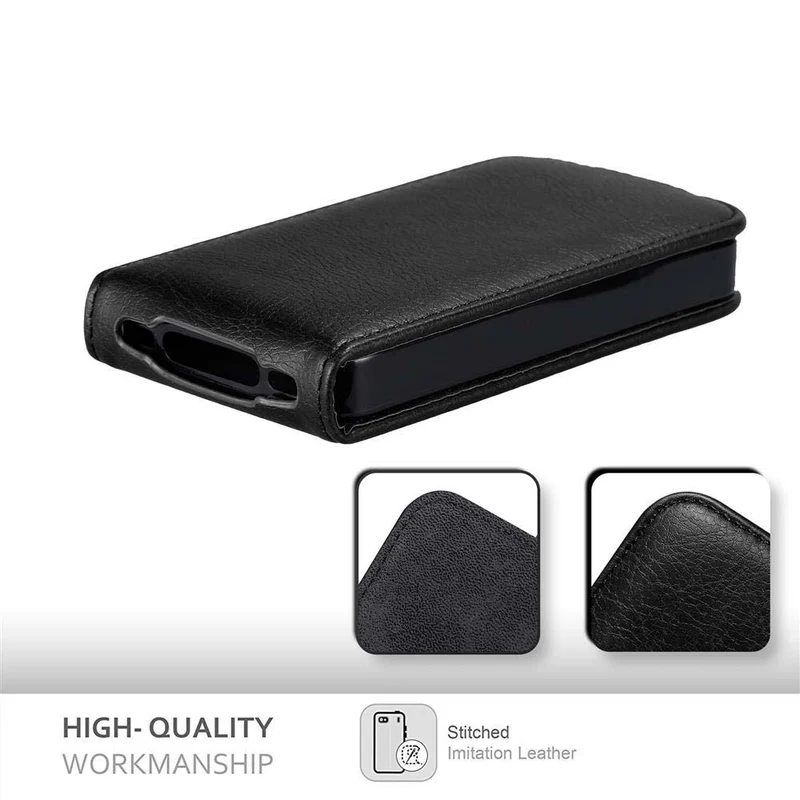 Cadorabo Hülle kompatibel mit Apple iPhone 4 / 4S Schutzhülle im Flip Design mit Magnetverschluss