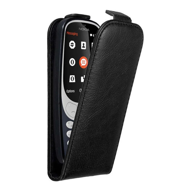 Cadorabo Hülle kompatibel mit Nokia 3310 2G Schutzhülle im Flip Design mit Magnetverschluss