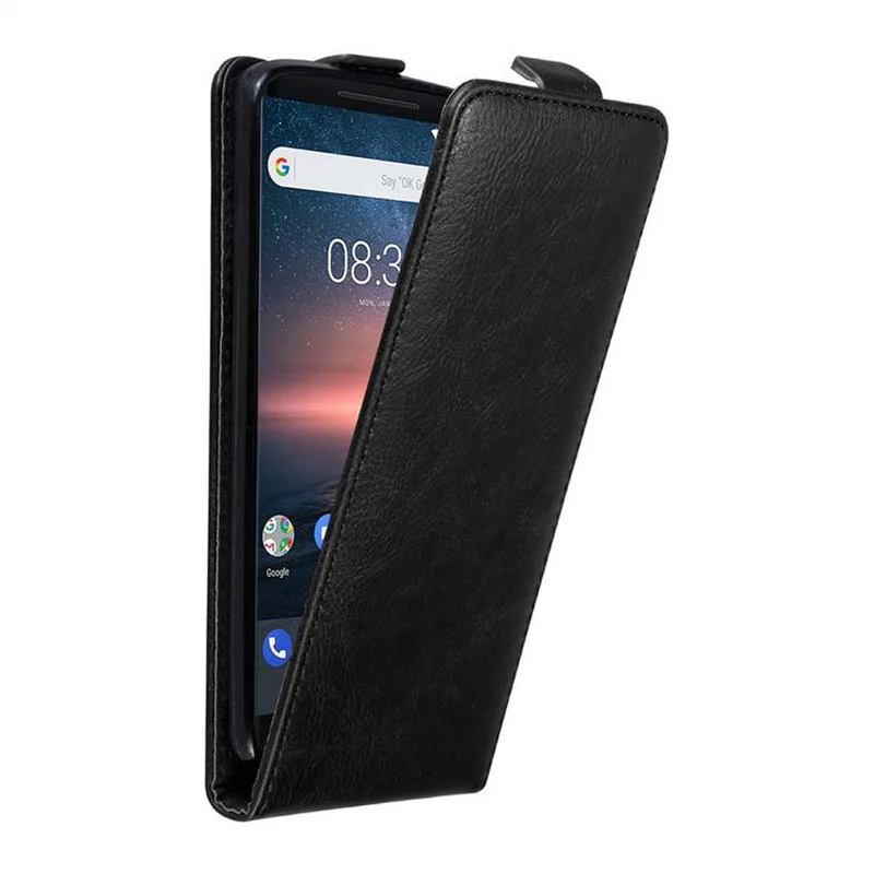 Cadorabo Hülle kompatibel mit Nokia 8 Sirocco Schutzhülle im Flip Design mit Magnetverschluss