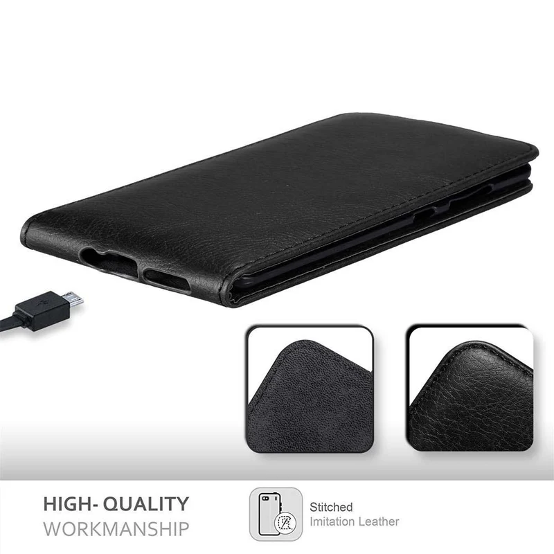 Cadorabo Hülle kompatibel mit Nokia 8 Sirocco Schutzhülle im Flip Design mit Magnetverschluss