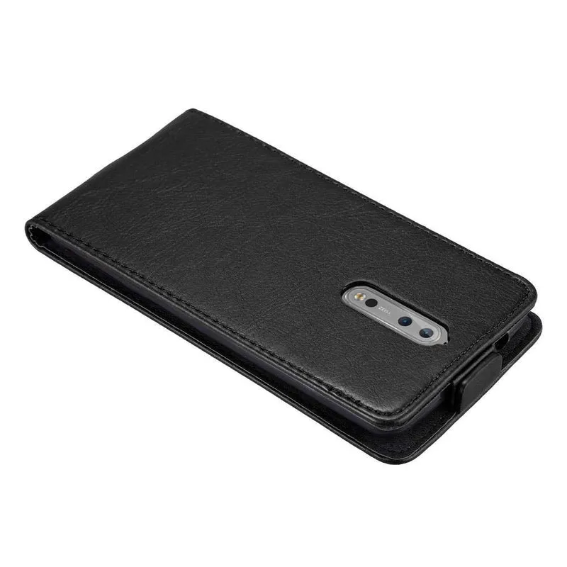 Cadorabo Hülle kompatibel mit Nokia 8 2017 Schutzhülle im Flip Design mit Magnetverschluss