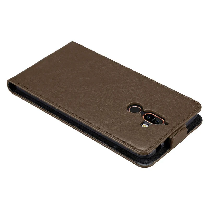 Cadorabo Hülle kompatibel mit Nokia 7 PLUS Schutzhülle im Flip Design mit Magnetverschluss