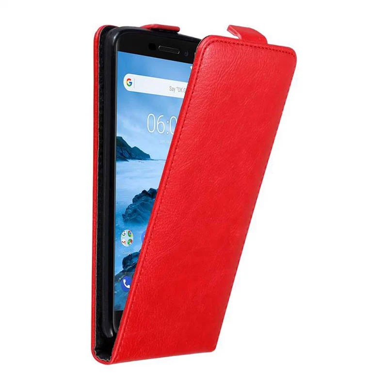 Cadorabo Hülle kompatibel mit Nokia 6,1 Schutzhülle im Flip Design mit Magnetverschluss