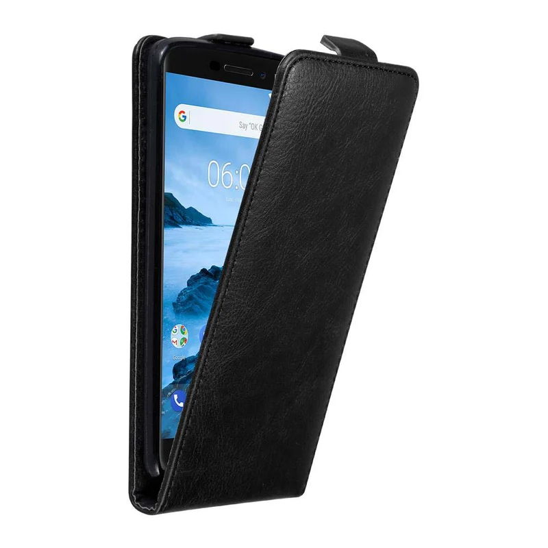 Cadorabo Hülle kompatibel mit Nokia 6,1 Schutzhülle im Flip Design mit Magnetverschluss
