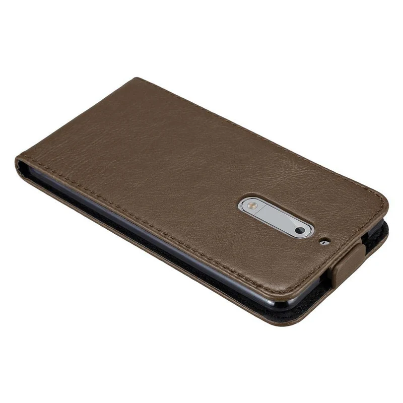 Cadorabo Hülle kompatibel mit Nokia 5 2017 Schutzhülle im Flip Design mit Magnetverschluss