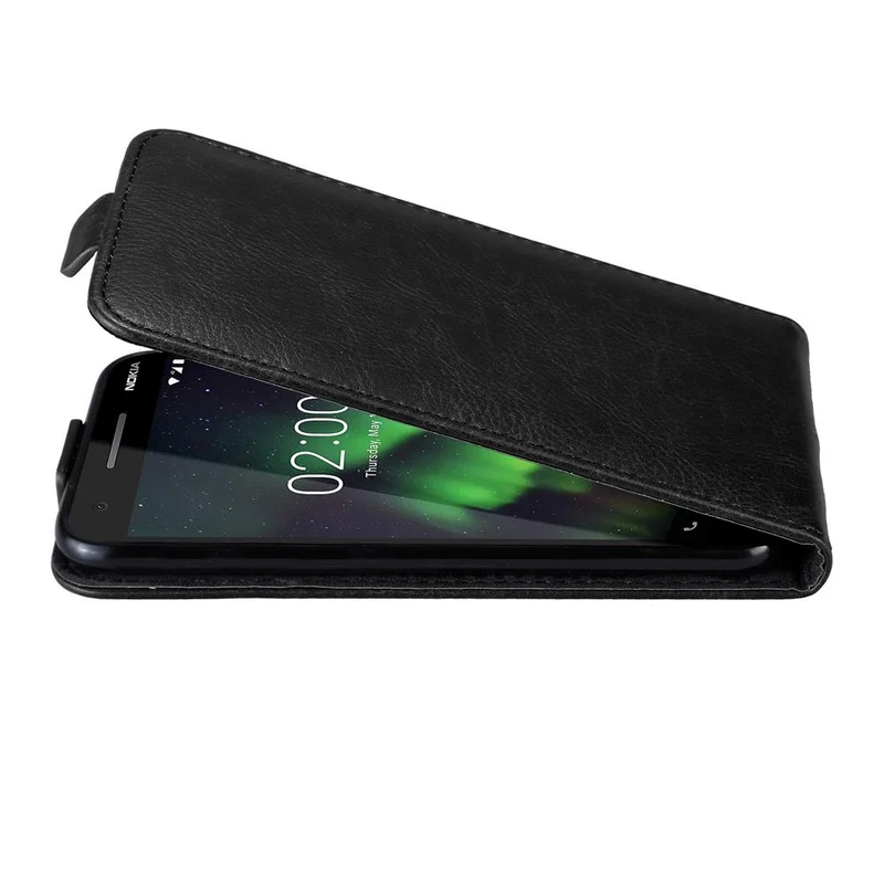 Cadorabo Hülle kompatibel mit Nokia 2,1 Schutzhülle im Flip Design mit Magnetverschluss