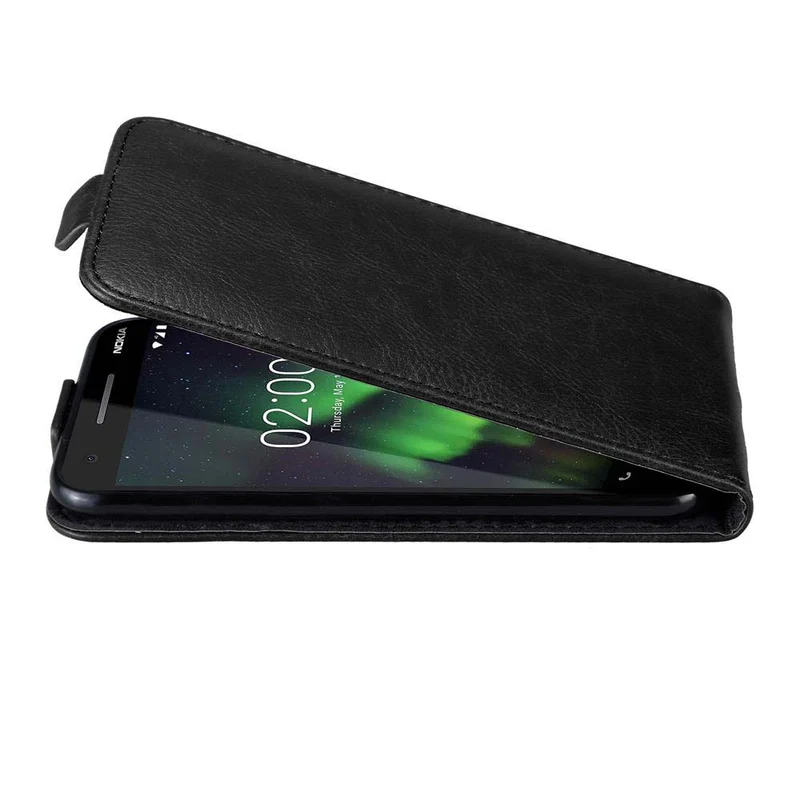 Cadorabo Hülle kompatibel mit Nokia 2,1 Schutzhülle im Flip Design mit Magnetverschluss