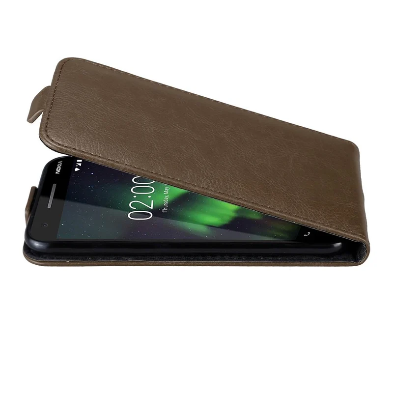 Cadorabo Hülle kompatibel mit Nokia 2,1 Schutzhülle im Flip Design mit Magnetverschluss