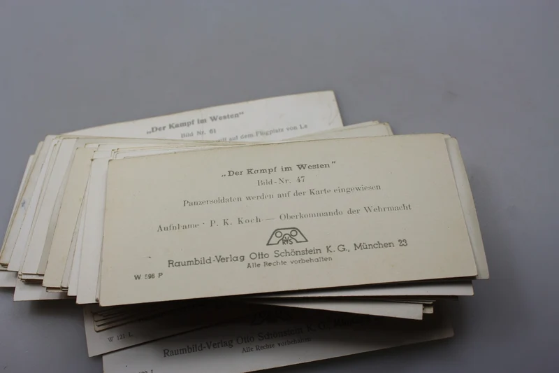 Lot von #65 Raumbild „Der Kampf im Westen“