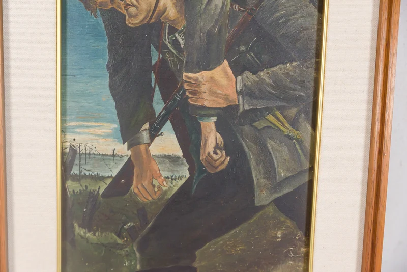 Ölgemälde auf Holz 44x31
