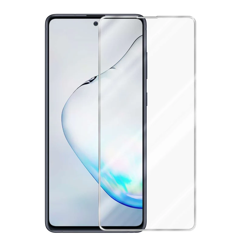 Cadorabo Panzer Folie kompatibel mit Samsung Galaxy A81 / NOTE 10 LITE / M60s - Schutzfolie Gehärtetes (Tempered) Display-Schutzglas in 9H Härte mit 3D Touch Kompatibilität