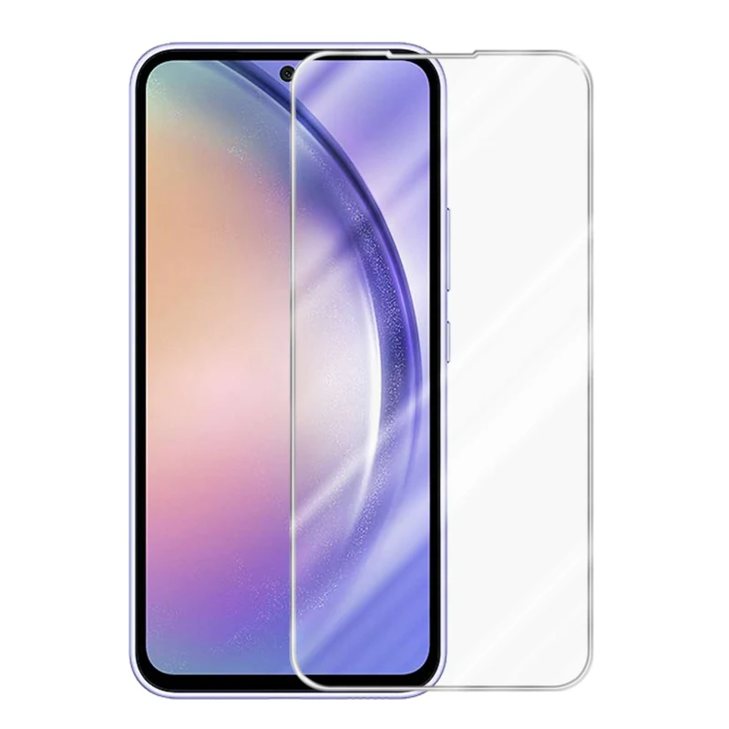 Cadorabo Panzer Folie kompatibel mit Samsung Galaxy A54 5G - Schutzfolie Gehärtetes (Tempered) Display-Schutzglas in 9H Härte mit 3D Touch Kompatibilität