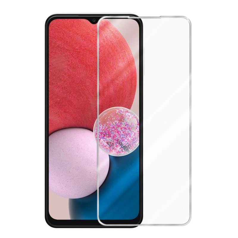 Cadorabo Panzer Folie kompatibel mit Samsung Galaxy A13 4G - Schutzfolie Gehärtetes (Tempered) Display-Schutzglas in 9H Härte mit 3D Touch Kompatibilität