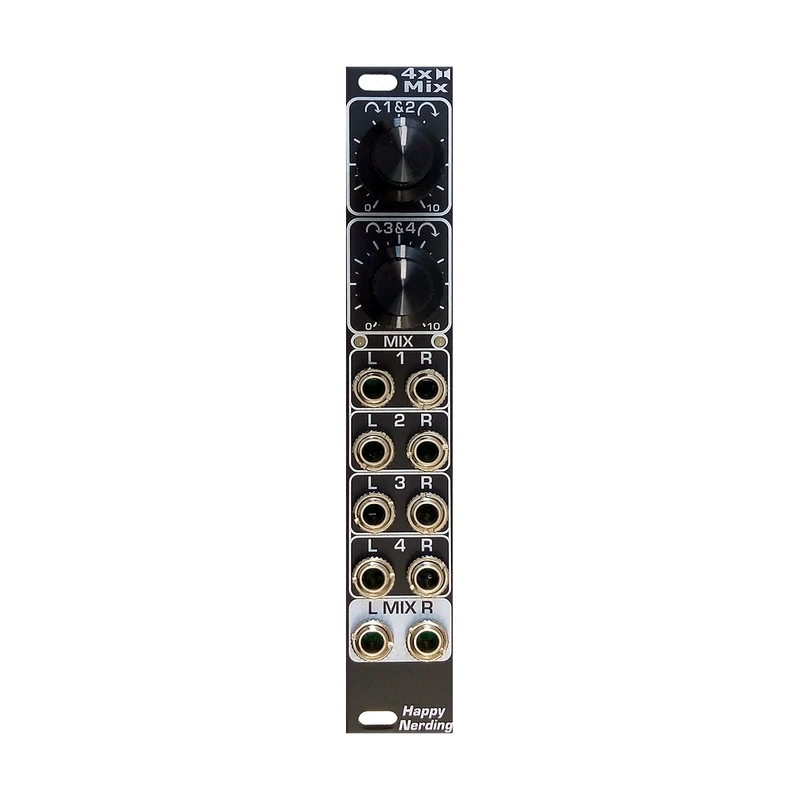 Happy Nerding 4x Stereo Mix (Schwarz)
