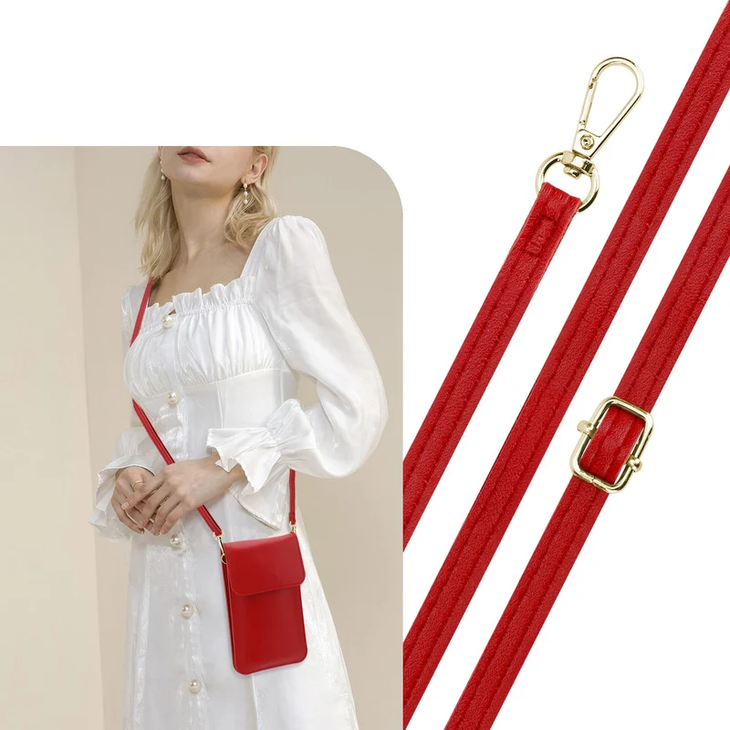 Cadorabo Handytasche zum Umhängen kompatibel mit ZTE Nubia Z11 MAX-kleine Handtasche mit Handyfach und Sichtfenster, Handy Umhängetasche mini für Nubia Z11 MAX, 2 Fächer, PULeder, Damen