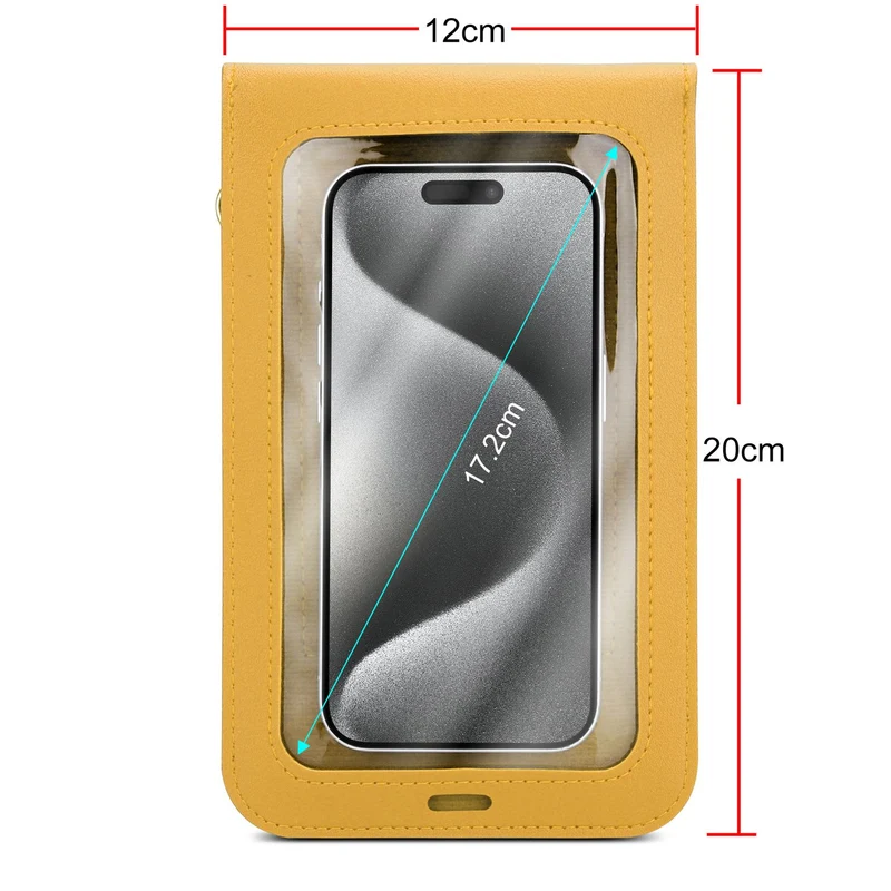 Cadorabo Handytasche zum Umhängen kompatibel mit ZTE Nubia Z11 MAX-kleine Handtasche mit Handyfach und Sichtfenster, Handy Umhängetasche mini für Nubia Z11 MAX, 2 Fächer, PULeder, Damen