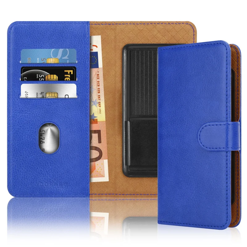 Cadorabo Klapphülle kompatibel mit ZTE ZMAX 2-Handyhülle mit Kartenfach, 360 Grad Schutzhülle zum klappen- Flip Case Book Cover PU Leder Handytasche klappbar
