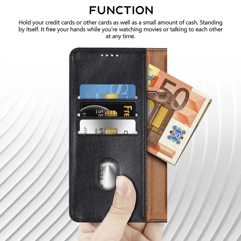 Cadorabo Klapphülle kompatibel mit ZTE ZMAX 2-Handyhülle mit Kartenfach, 360 Grad Schutzhülle zum klappen- Flip Case Book Cover PU Leder Handytasche klappbar