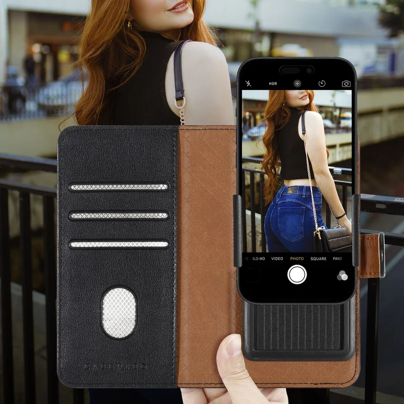 Cadorabo Klapphülle kompatibel mit ZTE ZMAX 2-Handyhülle mit Kartenfach, 360 Grad Schutzhülle zum klappen- Flip Case Book Cover PU Leder Handytasche klappbar