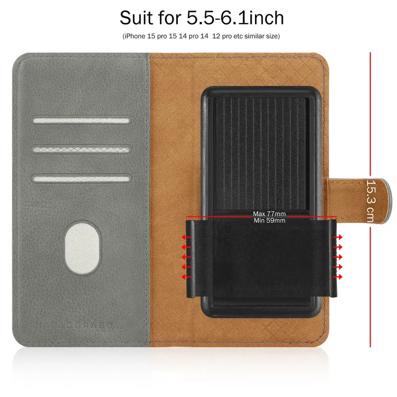 Cadorabo Klapphülle kompatibel mit ZTE ZMAX 2-Handyhülle mit Kartenfach, 360 Grad Schutzhülle zum klappen- Flip Case Book Cover PU Leder Handytasche klappbar