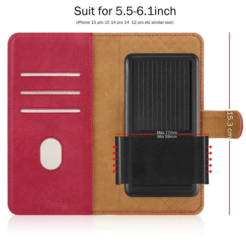 Cadorabo Klapphülle kompatibel mit ZTE ZMAX 2-Handyhülle mit Kartenfach, 360 Grad Schutzhülle zum klappen- Flip Case Book Cover PU Leder Handytasche klappbar