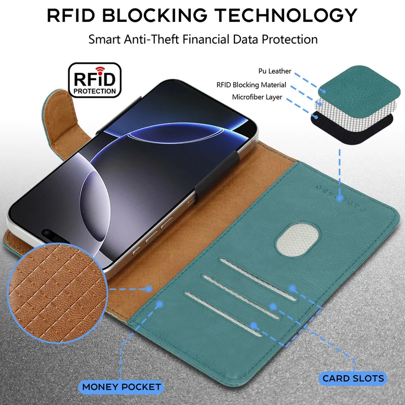 Cadorabo Klapphülle kompatibel mit ZTE ZMAX 2-Handyhülle mit Kartenfach, 360 Grad Schutzhülle zum klappen- Flip Case Book Cover PU Leder Handytasche klappbar
