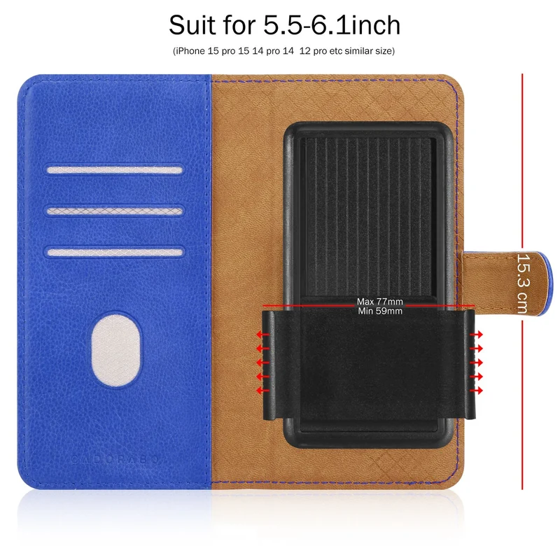 Cadorabo Klapphülle kompatibel mit ZTE ZMAX 2-Handyhülle mit Kartenfach, 360 Grad Schutzhülle zum klappen- Flip Case Book Cover PU Leder Handytasche klappbar