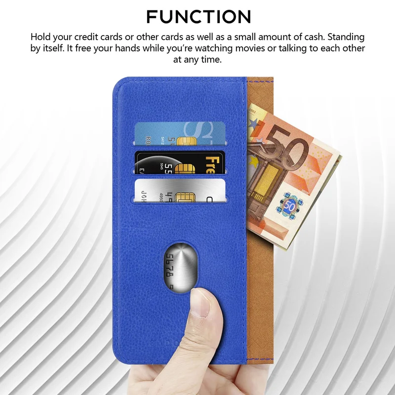 Cadorabo Klapphülle kompatibel mit ZTE ZMAX 2-Handyhülle mit Kartenfach, 360 Grad Schutzhülle zum klappen- Flip Case Book Cover PU Leder Handytasche klappbar