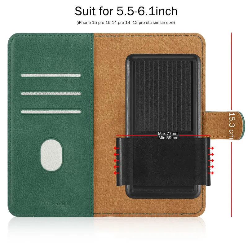 Cadorabo Klapphülle kompatibel mit ZTE ZMAX 2-Handyhülle mit Kartenfach, 360 Grad Schutzhülle zum klappen- Flip Case Book Cover PU Leder Handytasche klappbar