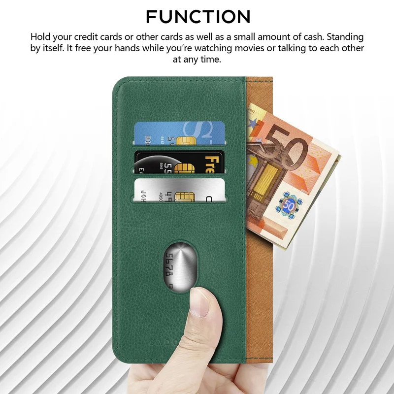 Cadorabo Klapphülle kompatibel mit ZTE ZMAX 2-Handyhülle mit Kartenfach, 360 Grad Schutzhülle zum klappen- Flip Case Book Cover PU Leder Handytasche klappbar