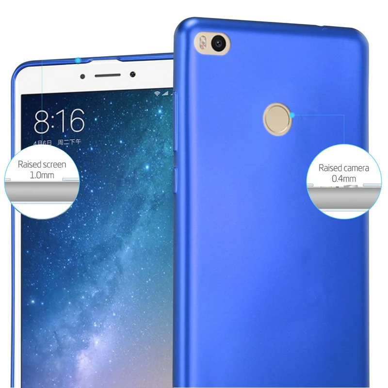 Cadorabo Hülle kompatibel mit Xiaomi Mi MAX 2 Schutzhülle aus flexiblem TPU Silikon