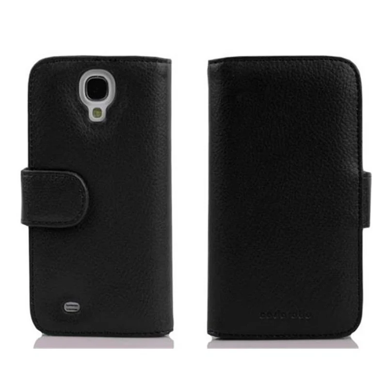 Cadorabo Hülle kompatibel mit Samsung Galaxy S4 Schutzhülle mit Spiegel und Kartenfach