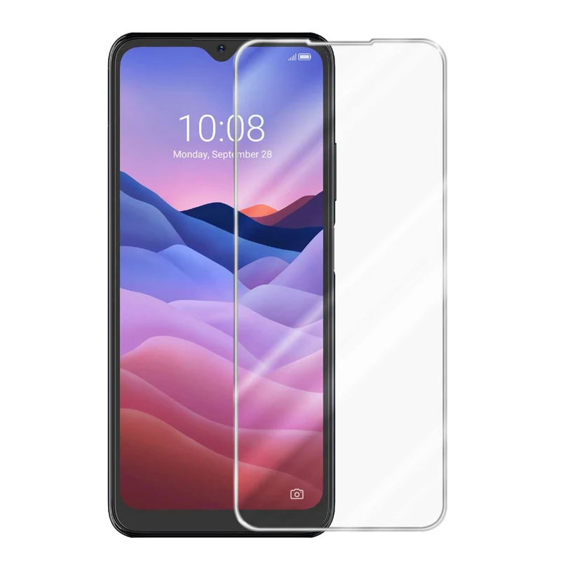 Cadorabo Panzer Folie kompatibel mit ZTE Blade V2020 SMART - Schutzfolie Gehärtetes (Tempered) Display-Schutzglas in 9H Härte mit 3D Touch Kompatibilität