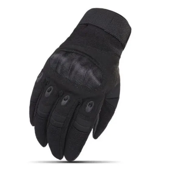 Tactical Harz Einsatzhandschuhe – robuster Vollfingerhandschuh mit Knöchelschutz und Touchscreen-Funktion
