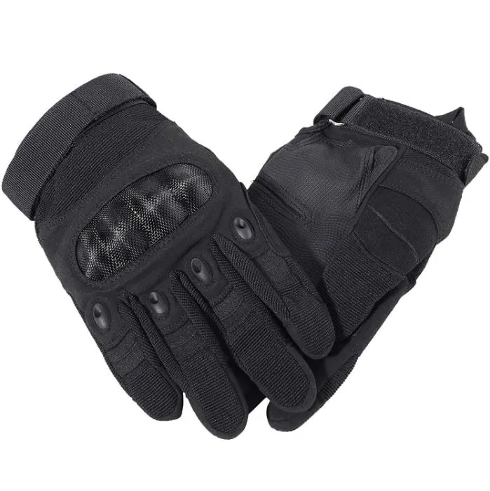 Tactical Harz Einsatzhandschuhe – robuster Vollfingerhandschuh mit Knöchelschutz und Touchscreen-Funktion