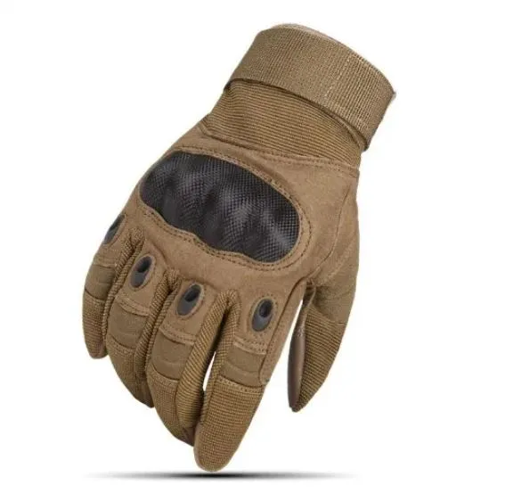 Tactical Harz Einsatzhandschuhe – robuster Vollfingerhandschuh mit Knöchelschutz und Touchscreen-Funktion