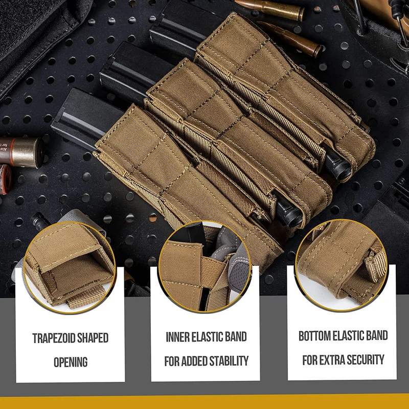 MP5 Molle Dreifach Magazintasche Triple Magazinbeutel Mag Pouch
