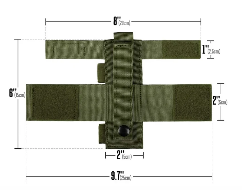 Tourniquet EMT MOLLE-Halterung für SOF-T und CAT mit Rotkreuzpatch