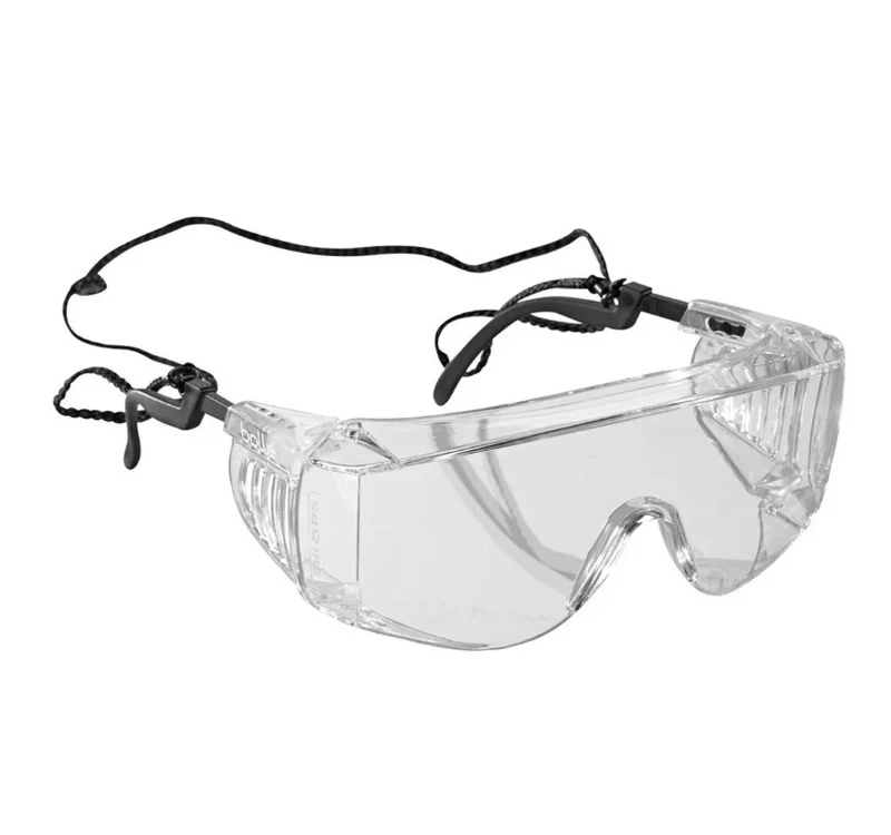 Bollé Squale Schutzbrille – Überbrille klar EN166/EN170 für Airsoft & Werkstatt